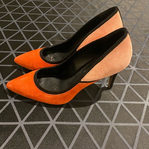 Aldo pump red and pink sz 38